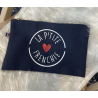 Pochette zippée Frenchie - Toiles Chics - Achat en ligne - Jaines