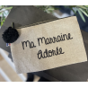 Pochette zippée Marraine - Toiles Chics - Achat en ligne - Jaines