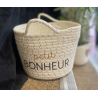 Panière Modèle Moyen Petit Bonheur - Toiles Chics - Achat en ligne - Jaines