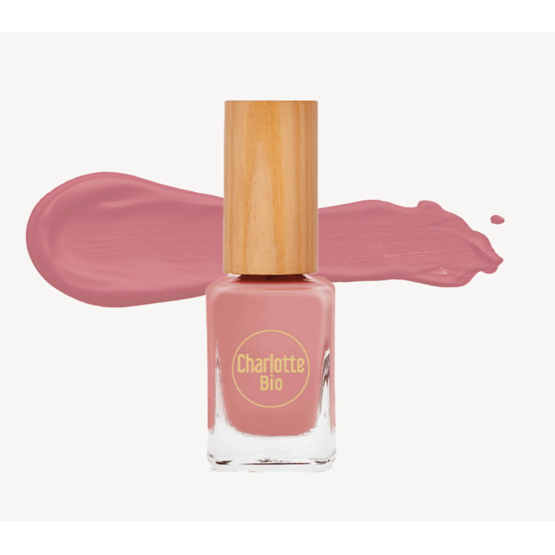 Vernis à ongles Rose Vintage - Charlotte Bio - Achat en ligne - Jaïnès