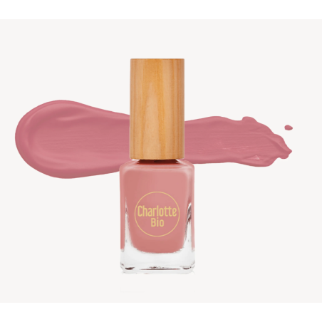 Vernis à ongles Rose Vintage - Charlotte Bio - Achat en ligne - Jaïnès