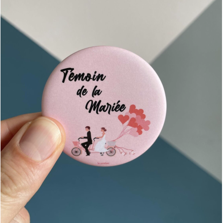 Magnet décapsuleur Témoin De La Mariée - Les Cornichons - Achat en ligne - Jaines