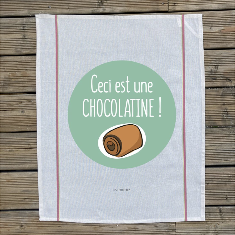 Torchon Ceci Est Une Chocolatine - Les Cornichons