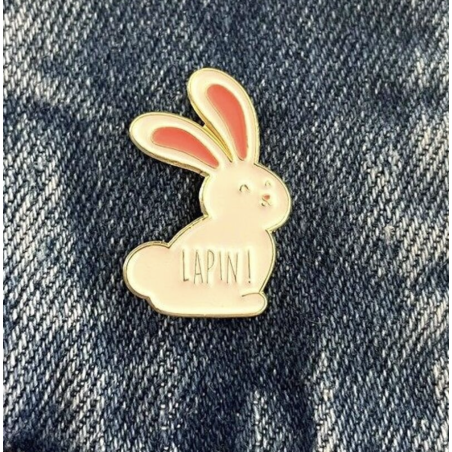 Pin's Lapin - Madame La Mouette - Achat en ligne - Jaines