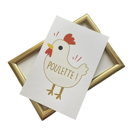 Carte Poulette - Madame La Mouette - Achat en ligne - Jaines