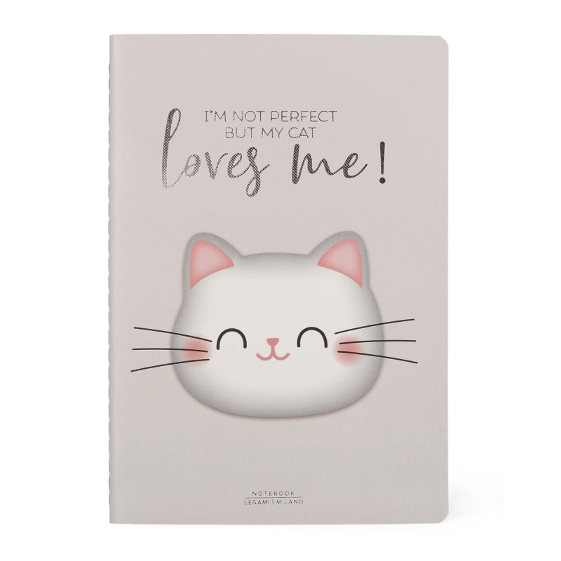 Calepin blanc KITTY - Legami - Achat en ligne - Jaines