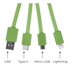 Cable de recharge Multiple AVOCADO - Legami