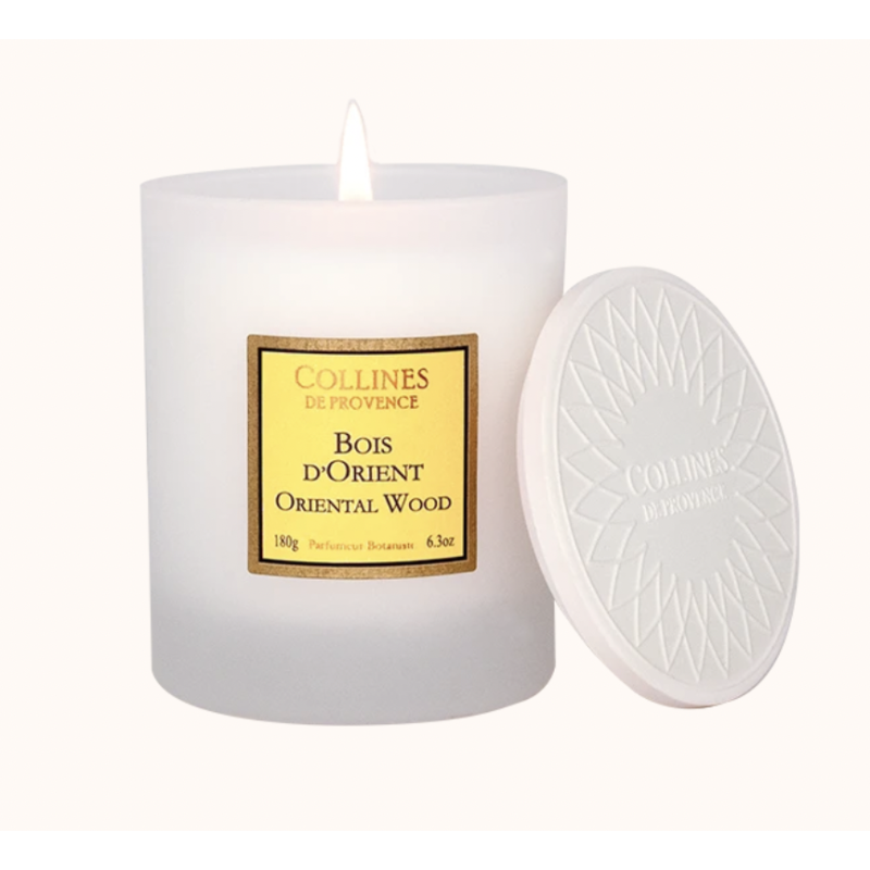 Bougie parfumée Bois d'Orient - Collines de Provence