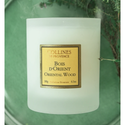 Bougie parfumée Bois d'Orient - Collines de Provence