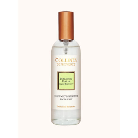 Parfum d'intérieur Bergamote Fraîche - Collines de Provence - Achat en ligne - Jaines