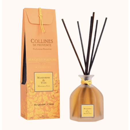 Bouquet Parfumé Mandarine et Yuzu - Collines de Provence - Achat en ligne - Jaines