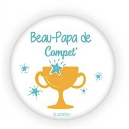 Magnet décapsuleur Beau-Papa de Compet' - Les Cornichons - Achat en ligne - Jaines