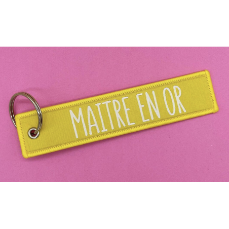 Porte-Clés Maître en Or - Les Cornichons - Achat en ligne - Jaines
