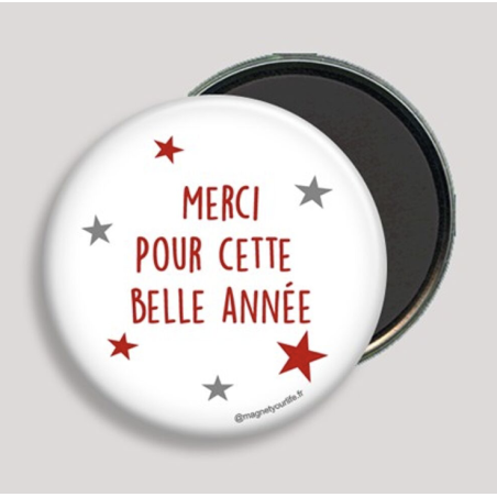 Magnet Merci Pour Cette Belle Année - Magnet Your Life - Achat en ligne - Jaines