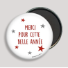 Magnet Merci Pour Cette Belle Année - Magnet Your Life - Achat en ligne - Jaines