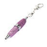 Stylo porte-clé Strass Rose - Catwalk