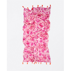 Fouta éponge fushia - Surkana