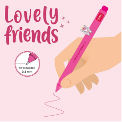 Stylo à encre Gel Lovely Friends Licorne - Legami - Legami - Achat en ligne - Jaines