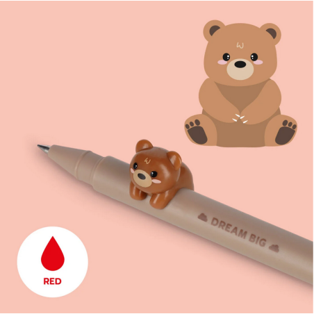 Stylo à encre Gel Lovely Friends Teddy Bear - Legami - Legami - Achat en ligne - Jaines