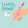Stylo à encre Gel Lovely Friends Kitty - Legami - Legami - Achat en ligne - Jaines