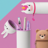 Trousse en Silicone Souple 2-en-1 - Teddy Bear - Kawaii - Legami