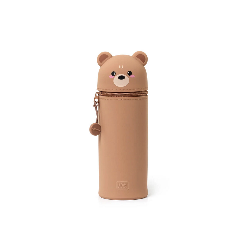 Trousse en Silicone Souple 2-en-1 - Teddy Bear - Kawaii - Legami