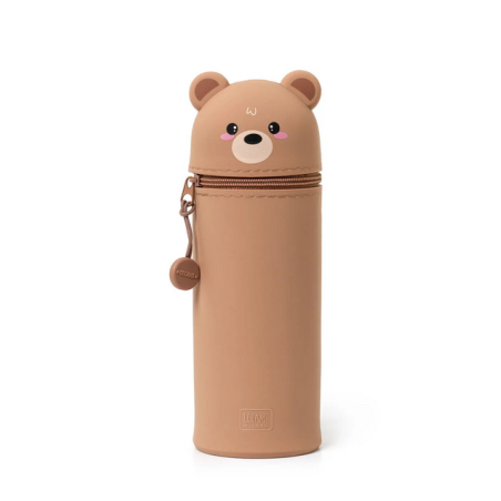 Trousse en Silicone Souple 2-en-1 - Teddy Bear - Kawaii - Legami - Achat en ligne - Jaines