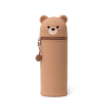 Trousse en Silicone Souple 2-en-1 - Teddy Bear - Kawaii - Legami