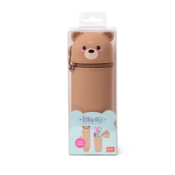 Trousse en Silicone Souple 2-en-1 - Teddy Bear - Kawaii - Legami