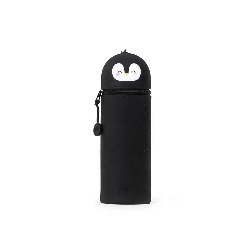 Trousse en Silicone Souple 2-en-1 - Penguin - Kawaii - Legami