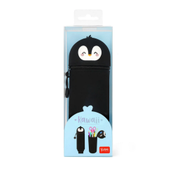 Trousse en Silicone Souple 2-en-1 - Penguin - Kawaii - Legami
