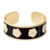 Jonc PEONY Noir Carbone - bangle up