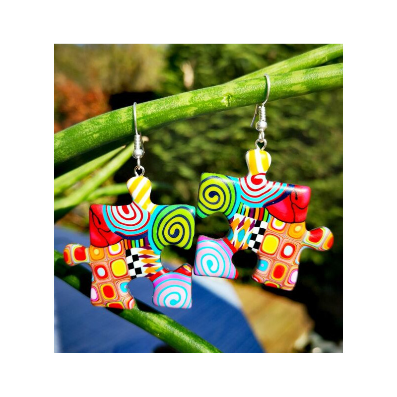 Broche Puzzle XL - Liz Créations - Achat en ligne - Jaines