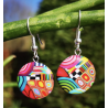 Boucles d'oreille Rondes - Liz Créations - Achat en ligne - Jaines
