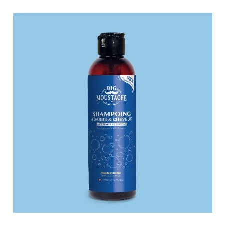 Shampoing cheveux et barbe - Big Moustache- Achat en ligne - Jaines