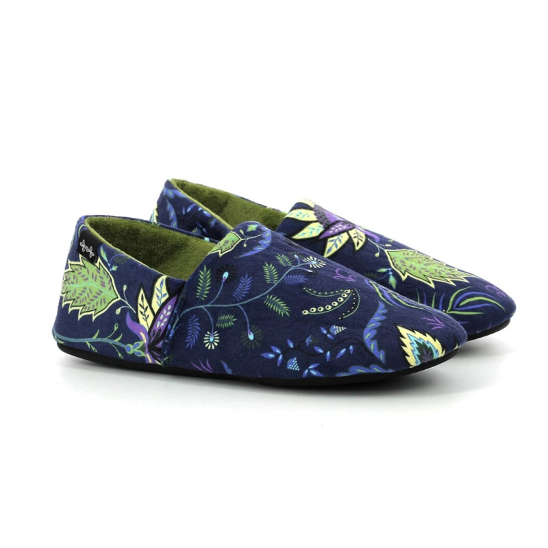 Chaussons Kalamkari Nocturne - La Fiancée