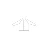 Cardigan soft blue ZONIA - Mansted