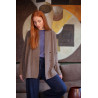 Cardigan soft blue ZONIA - Mansted