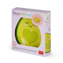 Soucoupe en Céramique Avocado - Rings & Things - Legami - Achat en ligne - Jaines