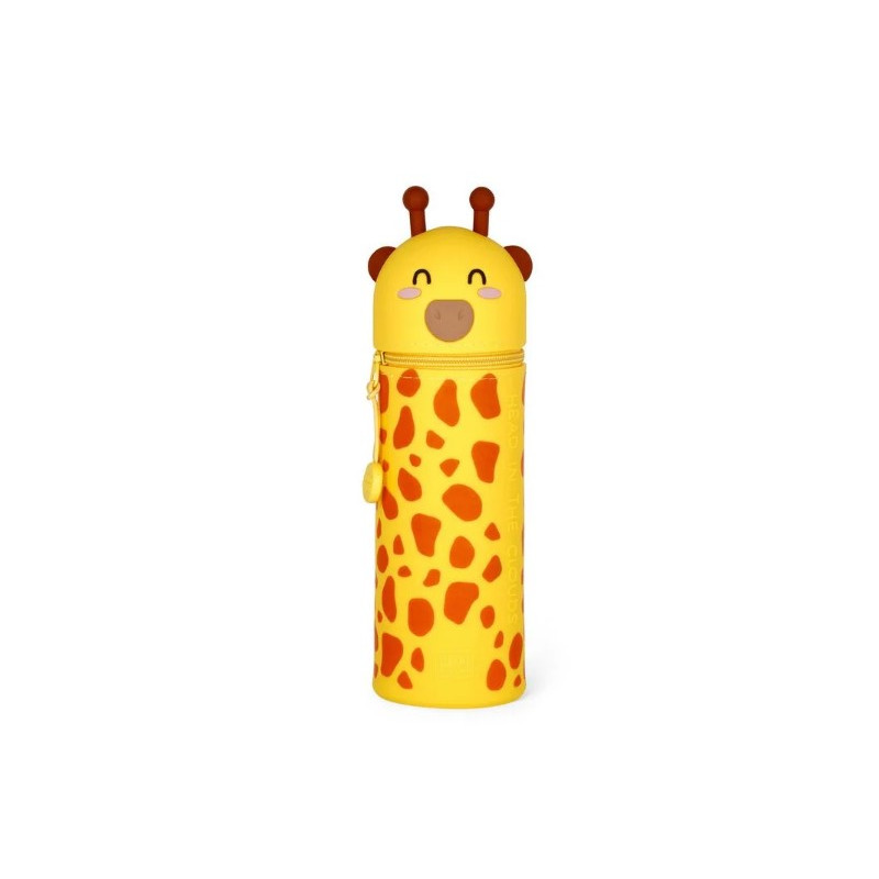 Trousse en Silicone Souple 2-en-1 - Kawaii- Girafe - Legami