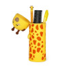 Trousse en Silicone Souple 2-en-1 - Kawaii- Girafe - Legami