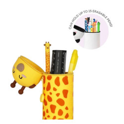 Trousse en Silicone Souple 2-en-1 - Kawaii- Girafe - Legami