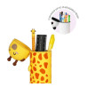Trousse en Silicone Souple 2-en-1 - Kawaii- Girafe - Legami