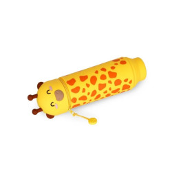 Trousse en Silicone Souple 2-en-1 - Kawaii- Girafe - Legami