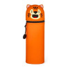 Trousse en Silicone Souple 2-en-1 - Kawaii- Tiger - Legami