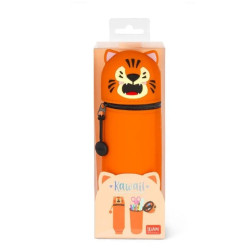 Trousse en Silicone Souple 2-en-1 - Kawaii- Tiger - Legami