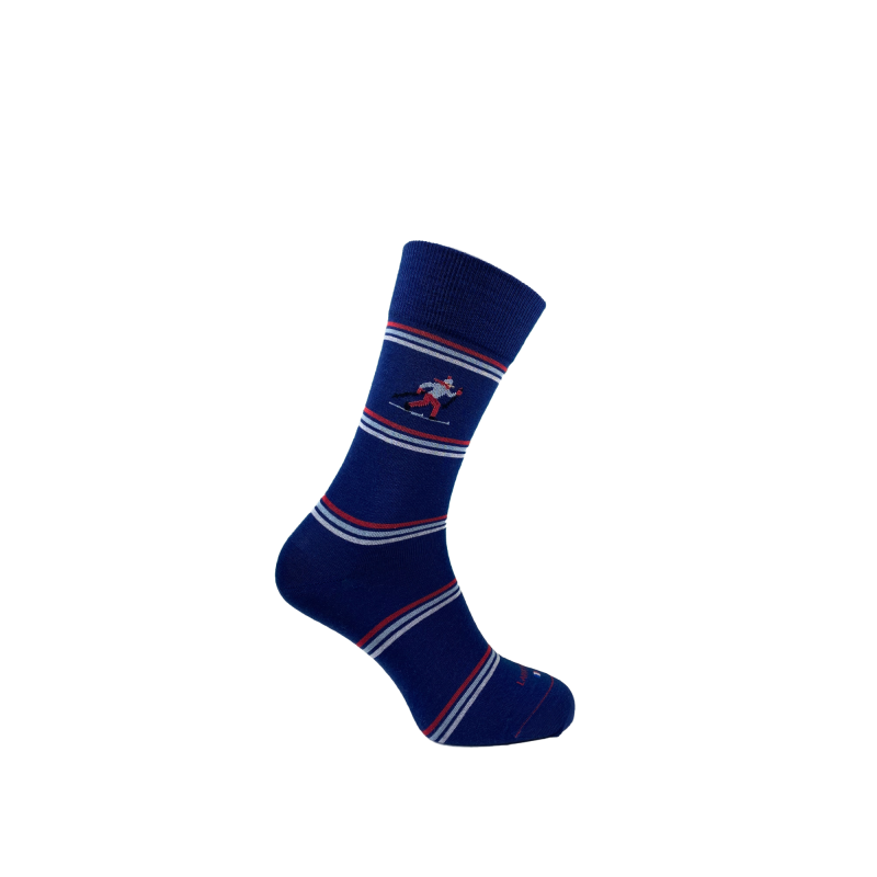 Chaussettes Marine Skieur Sur Piste 38218 - Labonal
