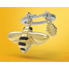 Porte-clés Abeille et son essaim- Metalmorphose