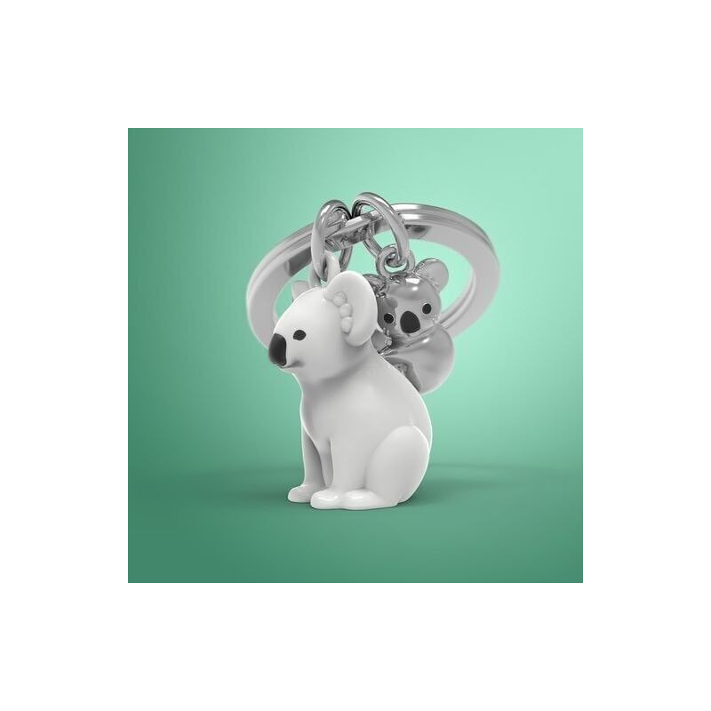 Porte-clés Koala et son petit - Metalmorphose