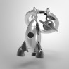Porte-clés Fusée & sa planète - Metalmorphose